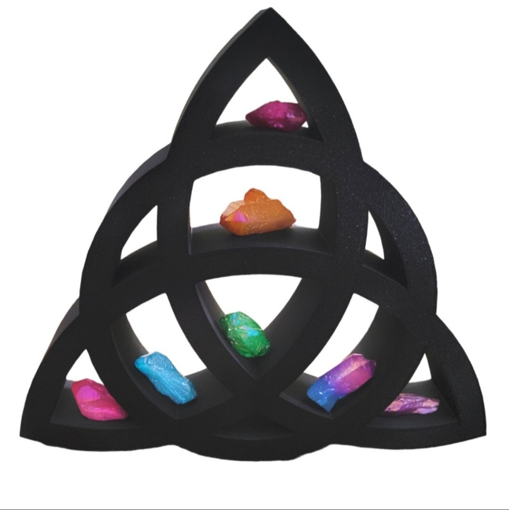Trinity Knot Crystal Shelf